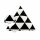 Gro&szlig;e Pyramide Schwarz-Wei&szlig; Dreieck